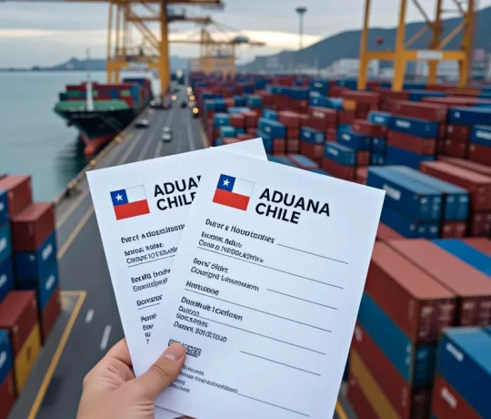 despacho aduanero de importacion en Chile